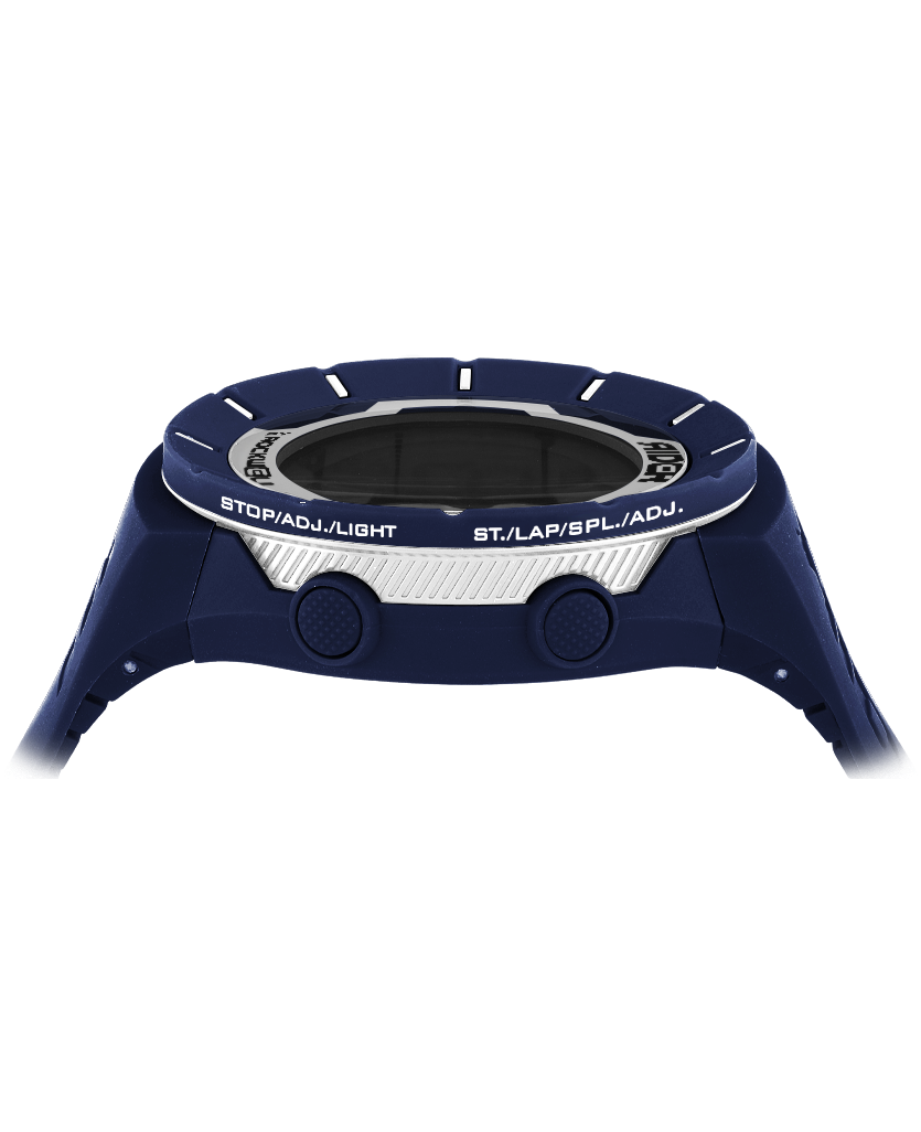 navy coliseum digital watch with white accents Edit alt text