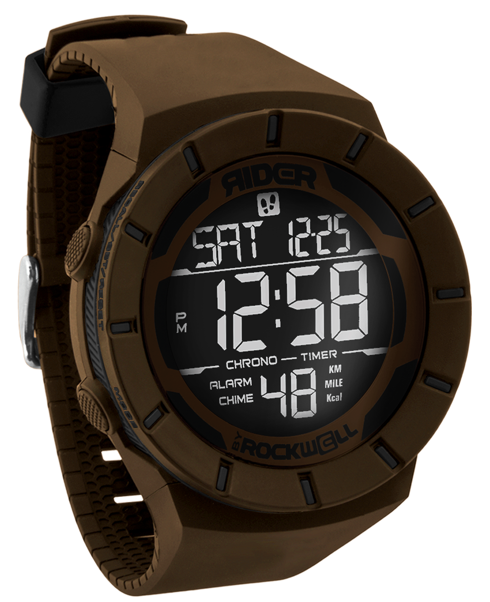 brown black coliseum watch