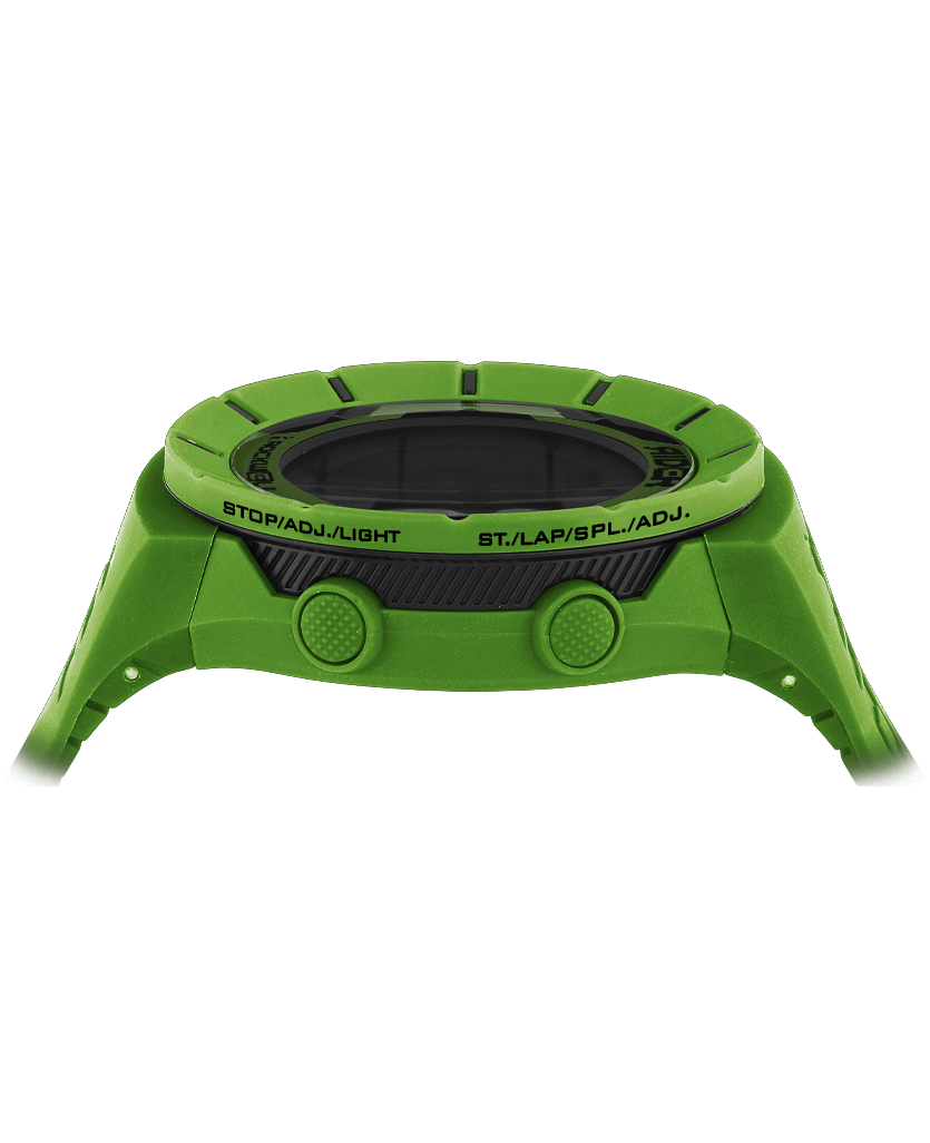 OD green coliseum digital watch with black accents