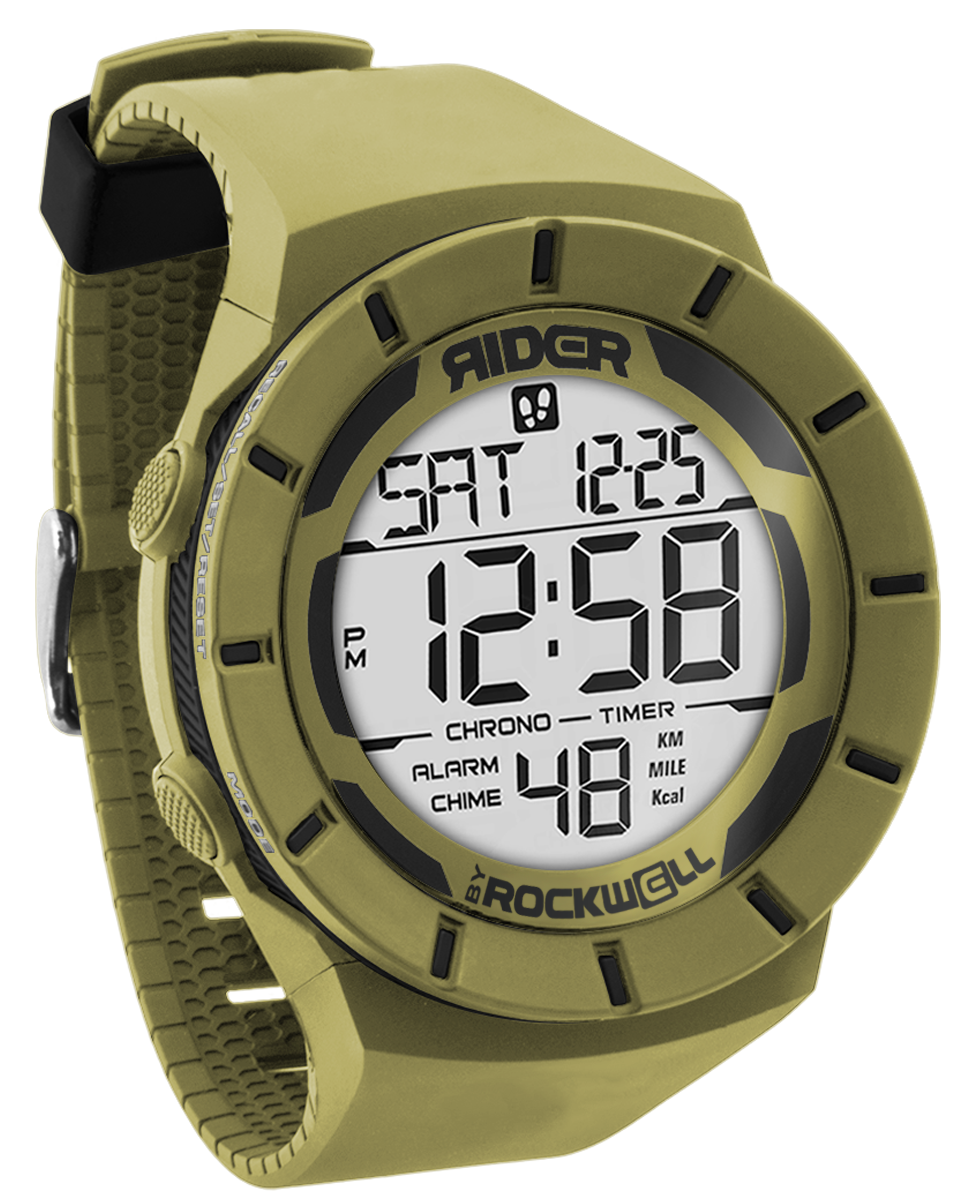 coyote tan coliseum digital watch with black accents  Edit alt text
