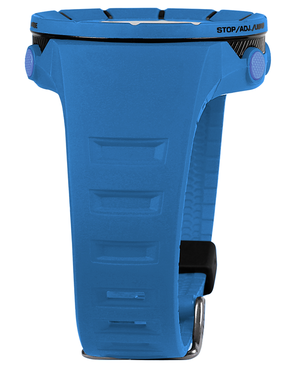 shark blue coliseum digital watch with black accents